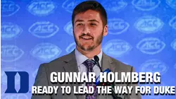 QB Gunnar Holmberg Is Ready To Lead The Way For Duke
