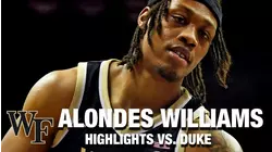 Wake's Alondes Williams scores 18 In Cameron Debut