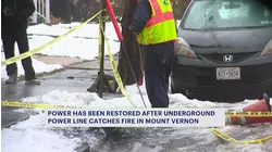 Underground electrical fire causes power outage in Mount Vernon