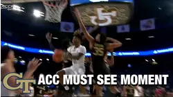 Georgia Tech's Devion Smith Hovers In The Air And Gets The Bucket | ACC Must See Moment