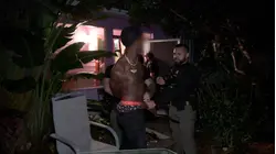 Car through House