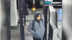 NYPD search for suspect accused of setting homeless man on fire on 3 train