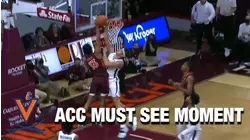 Virginia's Kadin Shedrick Says "Not In My House!" | ACC Must See Moment