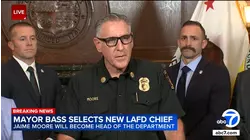 Los Angeles Mayor Karen Bass appoints Valley Bureau Commander Jaime E. Moore as new fire chief