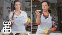 Elizabeth Olsen Tries to Keep Up with a Professional Chef
