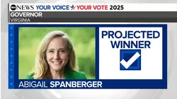 Democrat Abigail Spanberger to be next governor of Virginia
