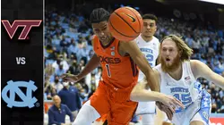 Virginia Tech vs. North Carolina Men's Basketball Highlights (2021-22)