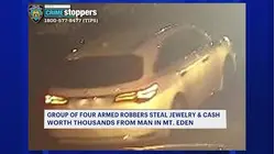 Four wanted for stealing thousands in merchandise in Mt. Eden gunpoint robbery