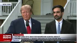 Trump speaks on decision to ban news organizations from White House