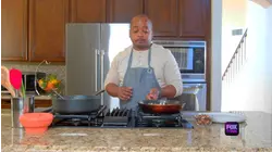 Challah French Toast with an Apple and Pear Compote