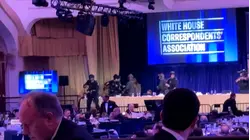 Describing the scene inside the ballroom amid shooting