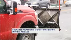 Bronx residents begin preparations for Friday's snowstorm