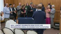 Gov. Lamont celebrates new state Diwali law