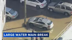 4 million gallons flood streets after water main break in North Philadelphia