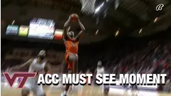 Active Defensive Hands Leads To Easy Points For Virginia Tech's Justyn Mutts | Must See Moment
