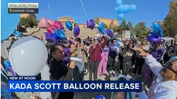 Family, friends gather for balloon release in memory of Kada Scott