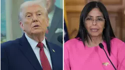Trump asegura que tuvo una "excelente conversación" con Delcy Rodríguez y la llama "fantástica"