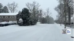 Tracking snowy road conditions in Syosset