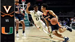 Virginia vs. Miami Men's Basketball Highlights (2019-20)