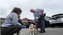 A wag and a smile: 'Cops and Cones' in Hastings helps build trust in community