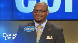 It ain't in the cards Tyrone! | Family Feud