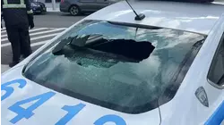 At least 11 police vehicles vandalized outside NYPD precinct in Queens