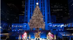 Holiday gridlock in effect as Rockefeller Christmas tree illuminates Midtown