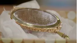 Hand Mirror and Bracket Clock