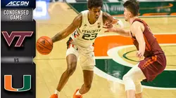 Virginia Tech vs. Miami Condensed Game | 2020-21 ACC Men's Basketball