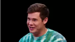 Adam DeVine Gets Patriotic While Eating Spicy Wings