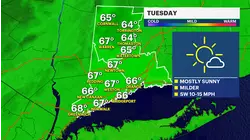 Better, brighter and milder weather returns for Tuesday