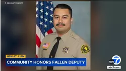Slain San Bernardino County deputy honored at memorial vigil