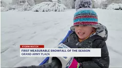 Brooklynites manage first snowstorm of the season