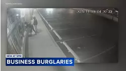 Video shows some of string of business burglaries in Chicago
