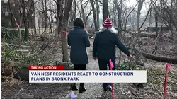 Van Nest residents react to construction plans in Bronx Park