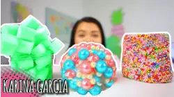 Adding Ingredients to Karina Garcia's Slime!