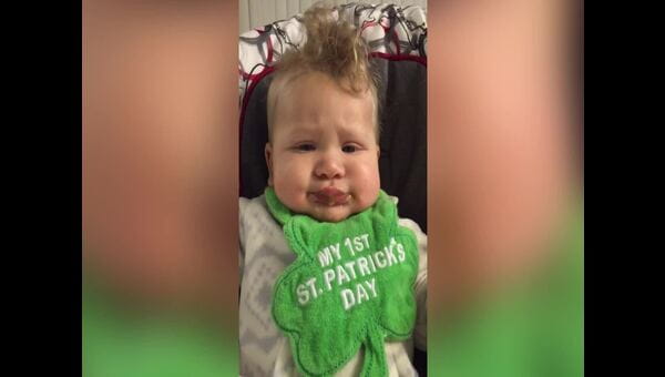 Baby Girl Has Great Impression Of A Monster Xumo Baby Girl Has Great Impression Of A