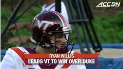 ACC Football Rewind: Ryan Willis Leads VT over Duke