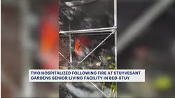 2 injured in fire at Bed-Stuy senior living facility