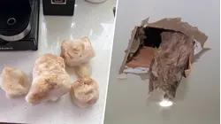 Mysterious Ice Chunk Crashes Through Roof of Los Angeles Home