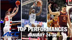2021-22 ACC Basketball Top Performances (January 24-30th)