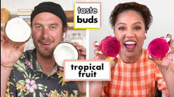 Ayesha Curry & Brad Try 7 Kinds Of Tropical Fruit