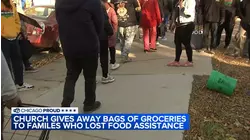 Thousands get groceries at South Side church