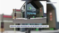 Service area reopens on I-87 in Modena