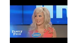 Natalie's husband is a CHICK MAGNET! | Family Feud