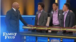 Steve meets the Jones brothers! | Family Feud