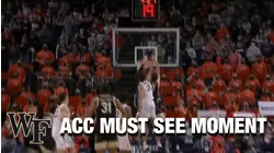 Wake Forest Jake LaRavia Posterizes Virginia Defender| Must See Moment