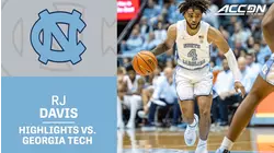 North Carolina's RJ Davis' Double-Double Cures What Ailed The Heels
