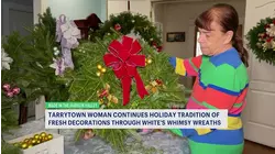 Tarrytown woman keeps alive holiday tradition of fresh wreaths through White's Whimsy Wreaths