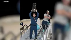 Dodgers return to LA as repeat World Series Champions